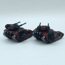 Warhammer Legions Imperialis: Space Marines Sicaran Battle Tanks - Painted (AZ232)