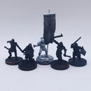 Lord of The Rings: Uruk-Hai Squad with Standard Bearer BSB56