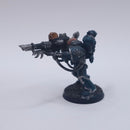 Warhammer 40k: Chaos Space Marines with Las Cannon Painted Metal AJ097