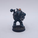 Warhammer 40k: Chaos Space Marines with Las Cannon Painted Metal AJ097