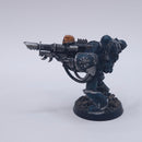 Warhammer 40k: Chaos Space Marines with Las Cannon Painted Metal AJ097