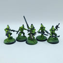Warhammer 40k: Aeldari Eldar Striking Scorpions - Battle Ready Painted (AW105)