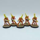 Warhammer 40k: Aeldari Eldar Fire Dragons - Battle Ready Painted (BH197)