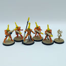 Warhammer 40k: Aeldari Eldar Fire Dragons - Battle Ready Painted (AZ049)