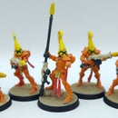 Warhammer 40k: Aeldari Eldar Fire Dragons - Battle Ready Painted (AW157)