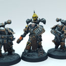 Warhammer 40k: Chaos Space Marines Iron Warriors Legionaries - Well Painted (BO159)
