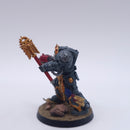 Warhammer 40k: Space Marines Terminator Chaplain Painted BSC33