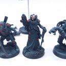 Warhammer Necromunda: Delaque Crew with Piscean Spektor Painted AT112