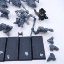 Warhammer The Old World: Orcs and Goblins Tribes Orc Boar Boyz Mob BSB54
