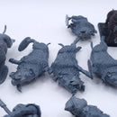 Warhammer The Old World: Orcs and Goblins Tribes Orc Boar Boyz Mob BSB54