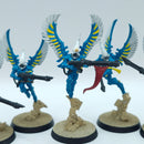 Warhammer 40k: Aeldari Eldar Swooping Hawks - Battle Ready Painted (AH126)
