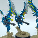 Warhammer 40k: Aeldari Eldar Swooping Hawks - Battle Ready Painted (BI058)