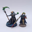 Warhammer 40k: Necrons Overlord with Resurrection Orb x2 Painted BSB47