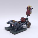 Warhammer The Old World: Goblin Wolf Chariot Painted BN186