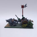 Warhammer The Old World: Goblin Wolf Chariot Painted BJ106