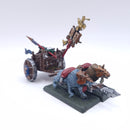 Warhammer The Old World: Goblin Wolf Chariot Painted AD028