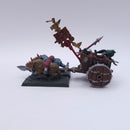 Warhammer The Old World: Goblin Wolf Chariot Painted AD028