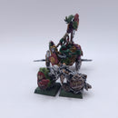 Warhammer The Old World: Goblin Oddgin on Chariot Painted AI033