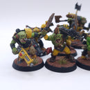 Warhammer 40k: Orks Ork Boyz Armageddon Painted BO066