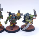 Warhammer 40k: Orks Kommandos Kill Team Painted AD069