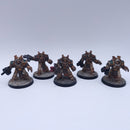 Warhammer Horus Heresy: Grave Warden Terminator Squad Painted BH179