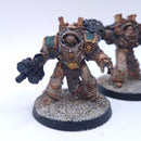 Warhammer Horus Heresy: Grave Warden Terminator Squad Painted BH179