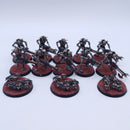 Warhammer 40k: Necrons Necron Warriors with Scarabs Painted BJ257
