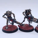 Warhammer 40k: Necrons Necron Warriors with Scarabs Painted BJ257