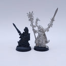 Warhammer 40k: Aeldari Eldar Eldrad Ulthran with Warlock Metal AQ015