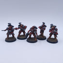 Warhammer 40k: Space Marines Blood Angels Incursor Squad Painted BJ079