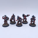Warhammer 40k: Space Marines Blood Angels Incursor Squad Painted BN024