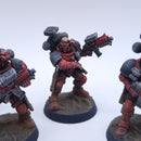Warhammer 40k: Space Marines Blood Angels Incursor Squad Painted BN024