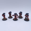 Warhammer 40k: Space Marines Blood Angels Intercessor Squad Painted BC126