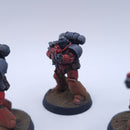Warhammer 40k: Space Marines Blood Angels Intercessor Squad Painted BC126