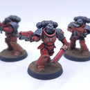 Warhammer 40k: Space Marines Blood Angels Intercessor Squad Painted BC126