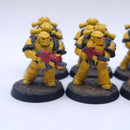 Warhammer Horus Heresy: Space Marines Imperial Fist Mkiii Tactical Squad Painted BR016