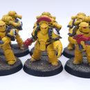 Warhammer Horus Heresy: Space Marines Imperial Fist Mkiii Tactical Squad Painted BR016