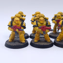 Warhammer Horus Heresy: Space Marines Imperial Fist Mkiii Tactical Squad Painted BR038