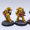 Warhammer Horus Heresy: Space Marines Imperial Fist Mkiii Tactical Squad Painted BR038