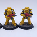 Warhammer Horus Heresy: Space Marines Imperial Fist Mkiii Tactical Squad Painted BR038
