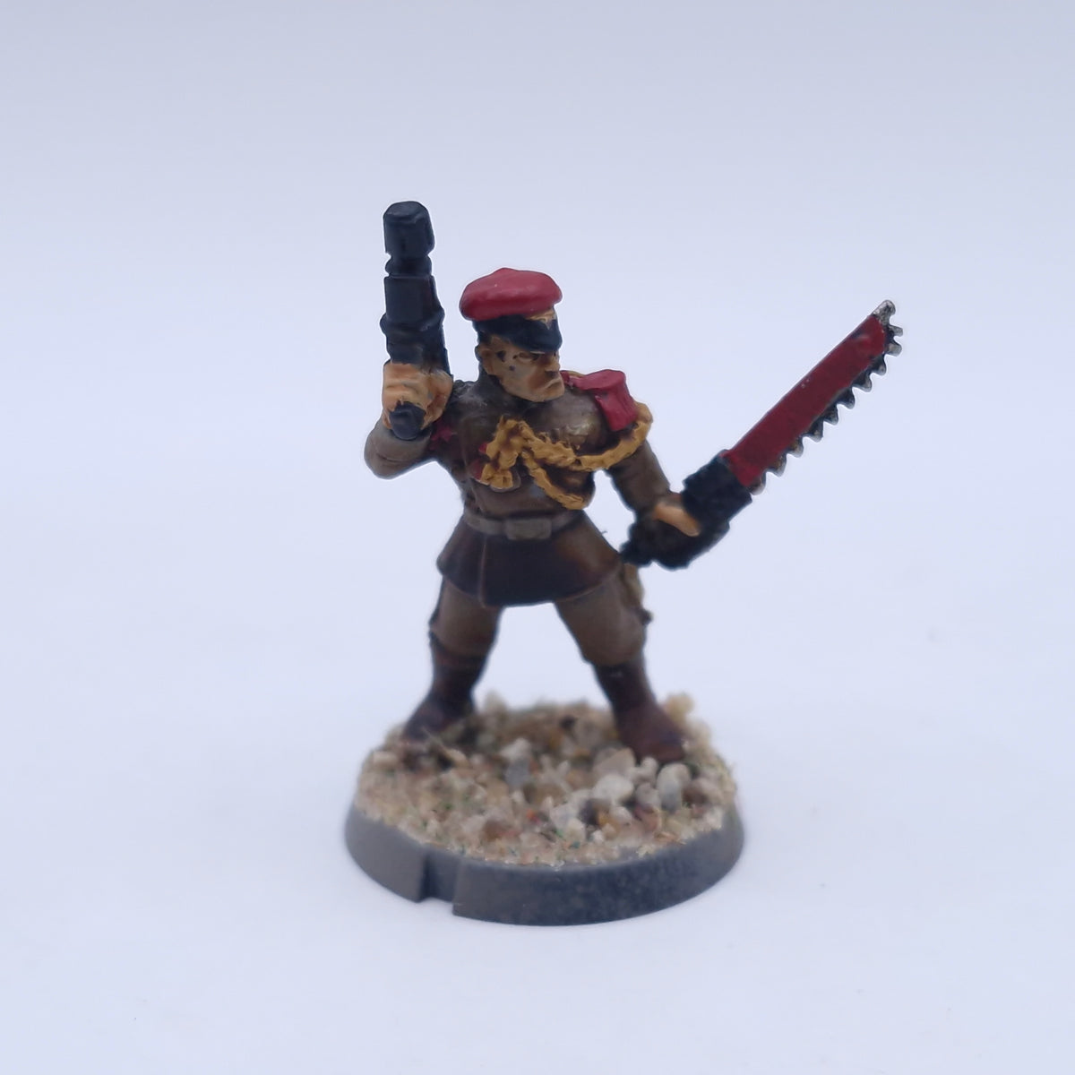 Warhammer 40k: Astra Militarum Mordian Iron Guard Sergeant Painted AF008