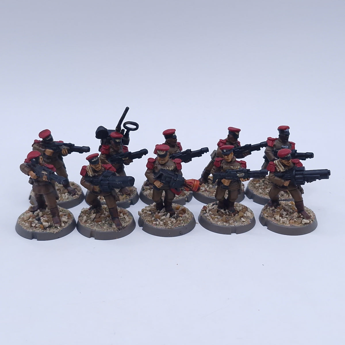 Warhammer 40k: Astra Militarum Mordian Iron Guardsmen Painted AH041