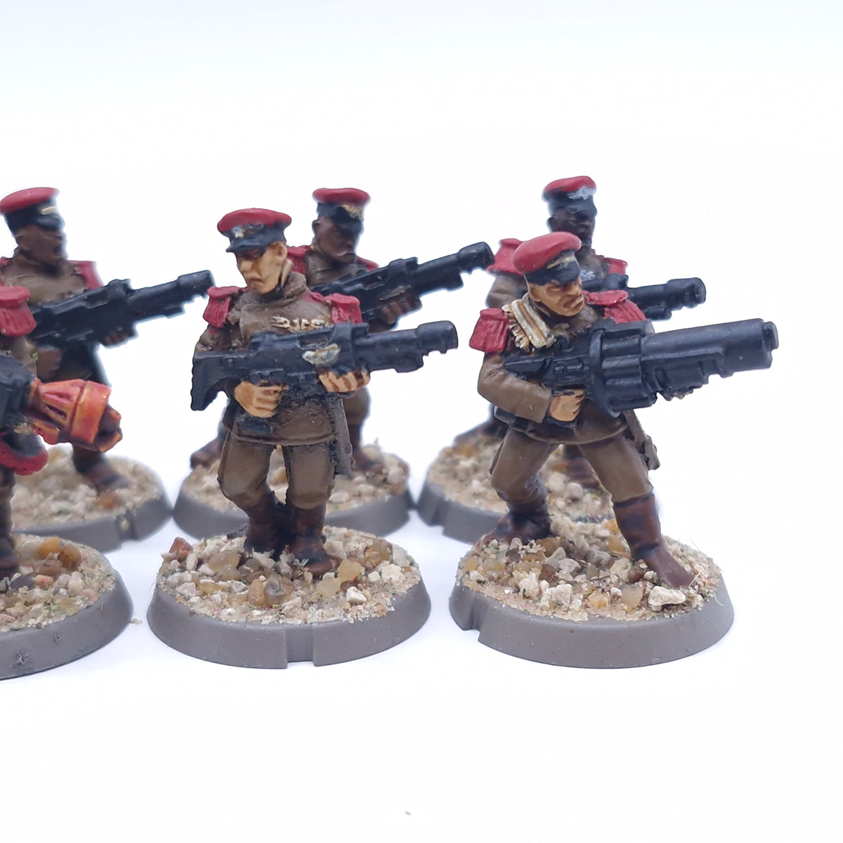 Warhammer 40k: Astra Militarum Mordian Iron Guardsmen Painted AH041