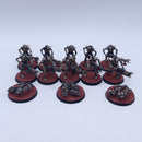 Warhammer 40k: Necrons Necron Warriors with Scarabs Painted BSA11