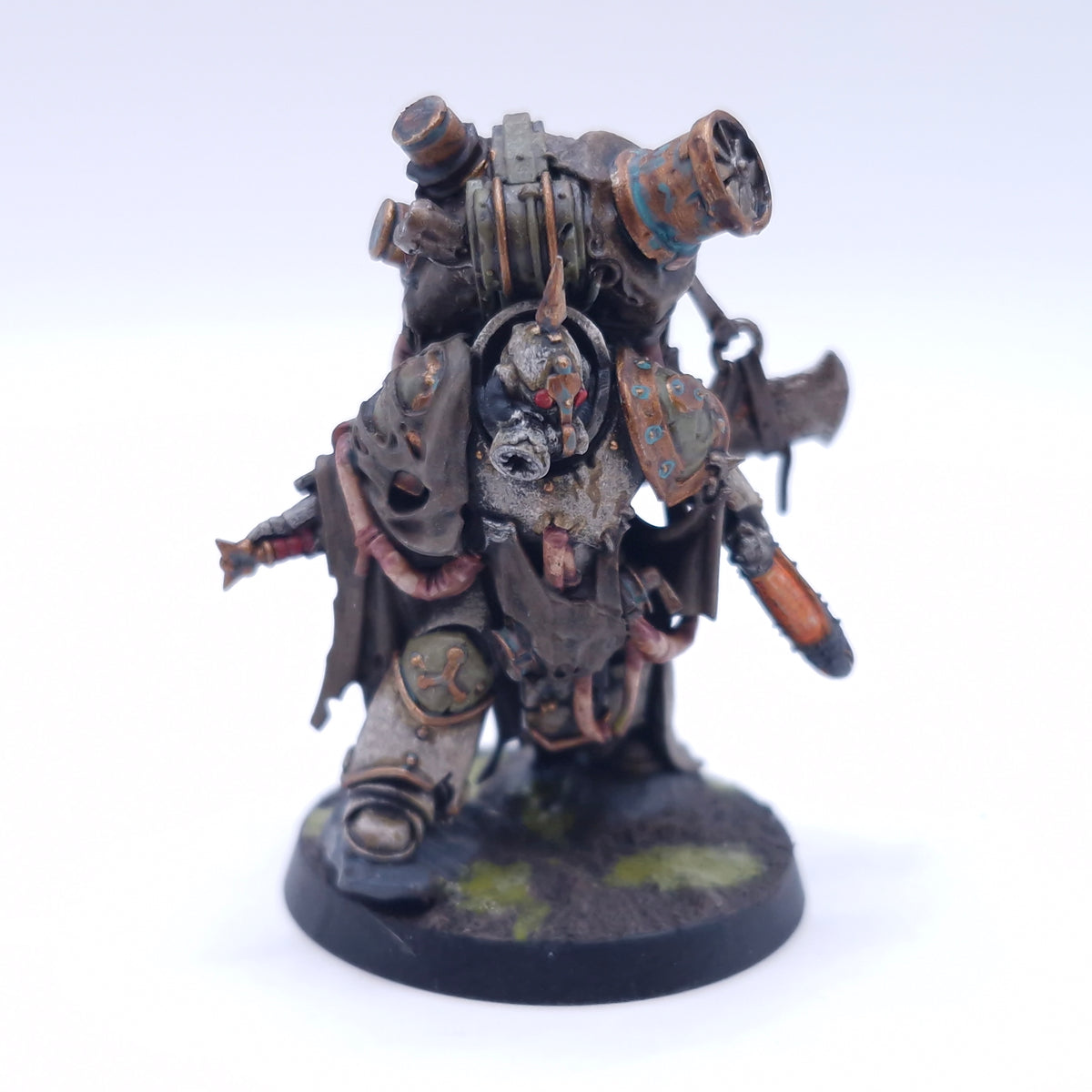 Warhammer 40k: Deathguard Lord of Poxes Well Painted AT023