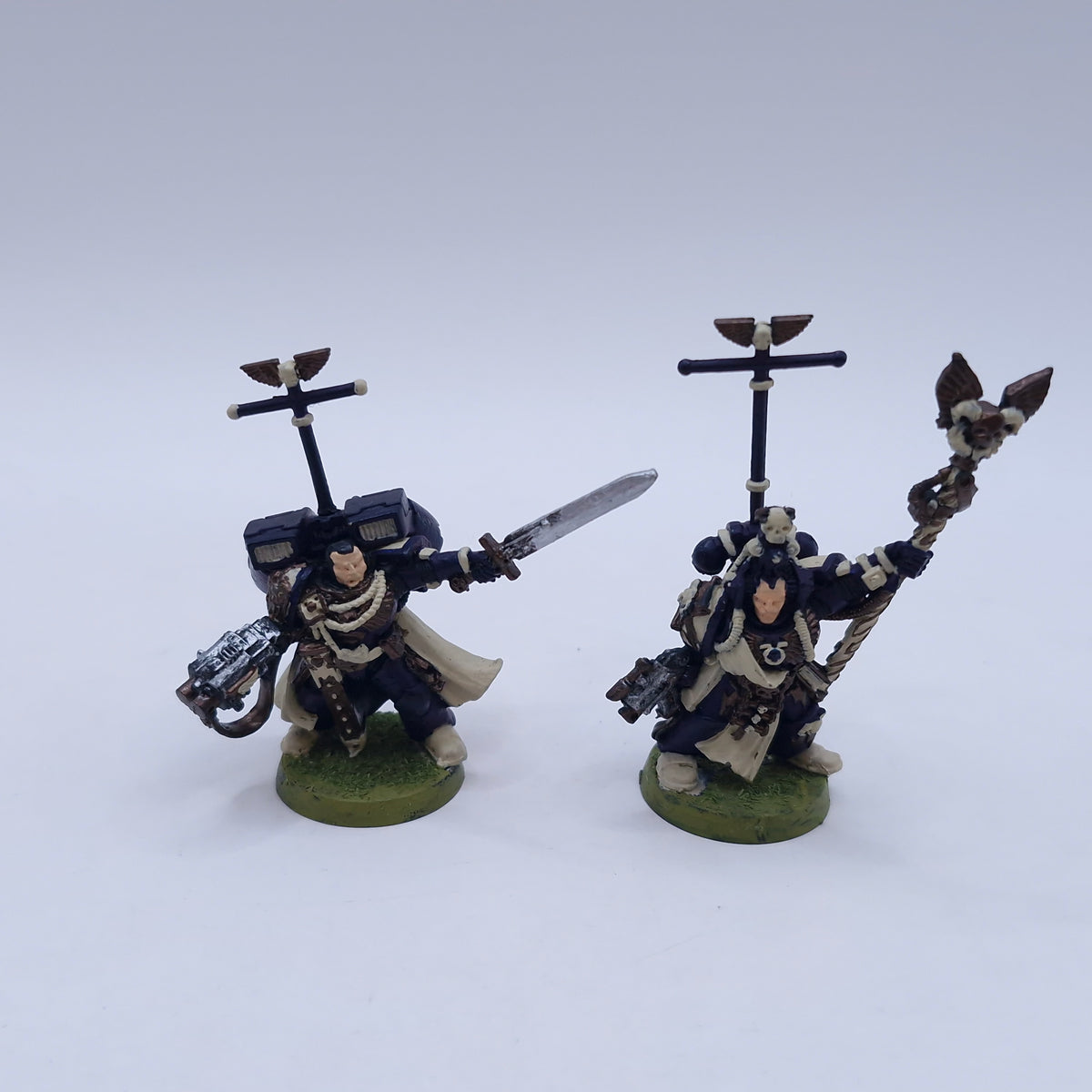 Warhammer 40k: Space Marines Tigurius with 3rd Edition Captain Painted BJ181