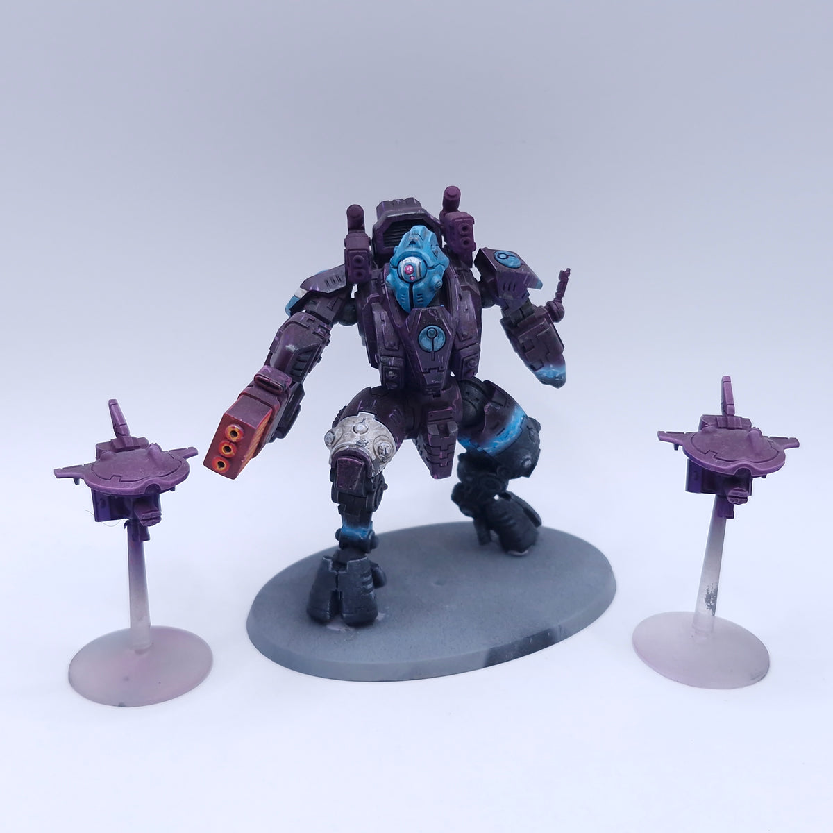 Warhammer 40k: T'au XV95 Ghostkeel Battlesuit Painted  BTB30