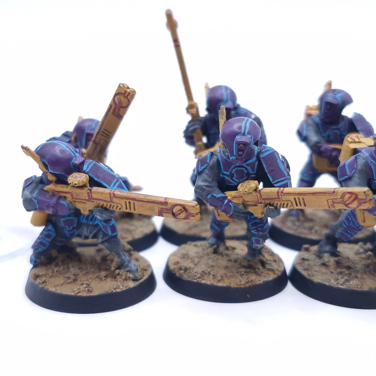 Warhammer 40k: T'au Fire Warriors Strike Team Painted BTA11