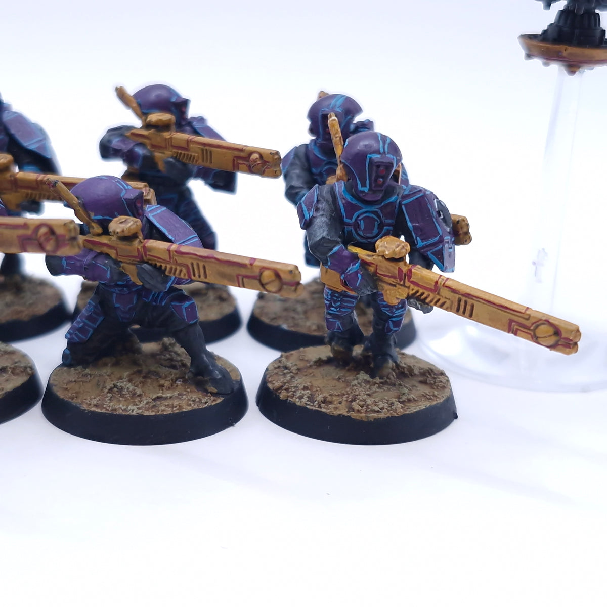 Warhammer 40k: T'au Fire Warriors Strike Team Painted AC256