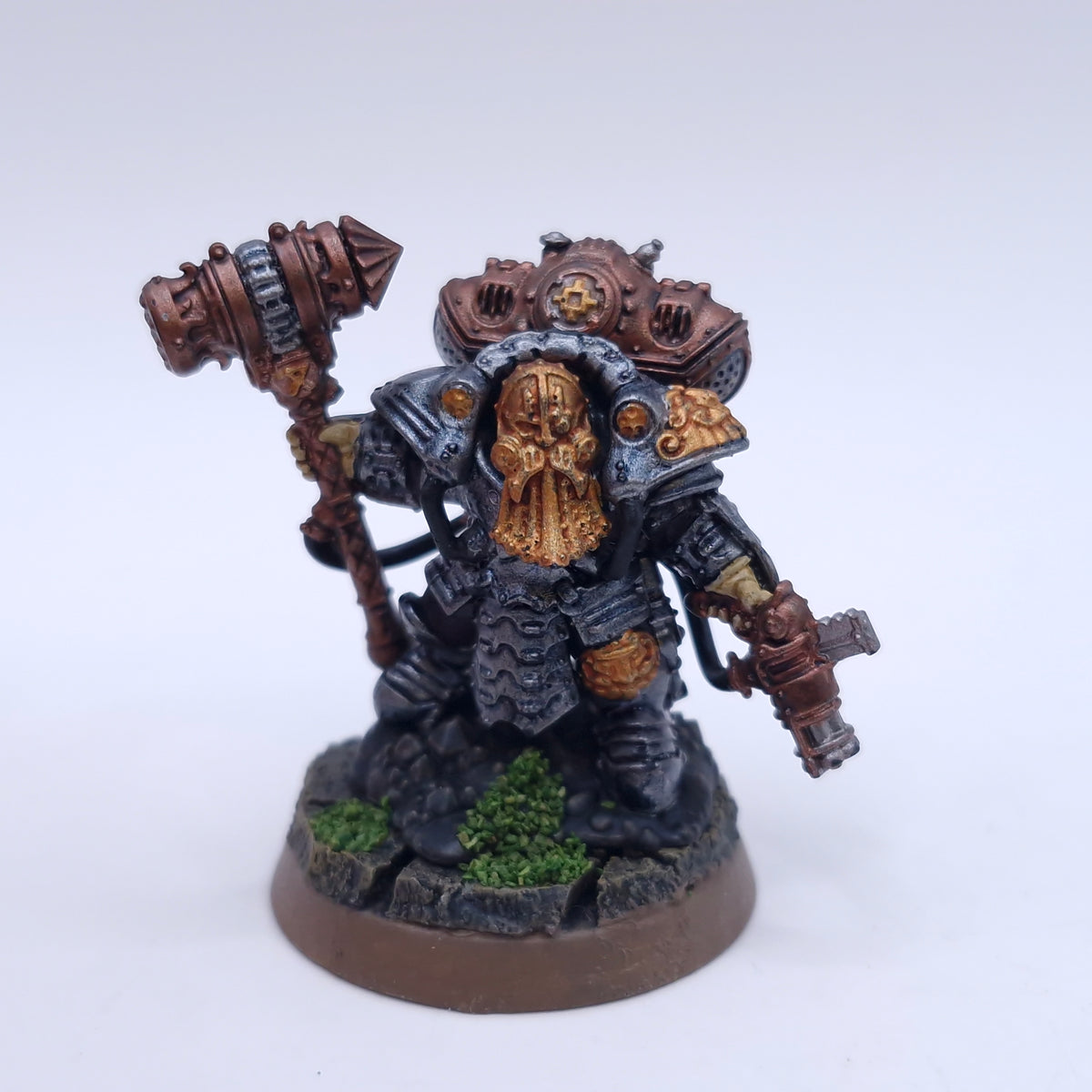 Warhammer AoS: Kharadon Overlords Arkanaut Admiral Painted BSB17